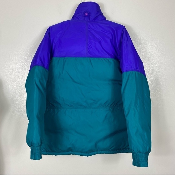 Vintage Columbia Down puffer Radial Sleeve Reversible coat, Men’s M - Picture 4 of 13